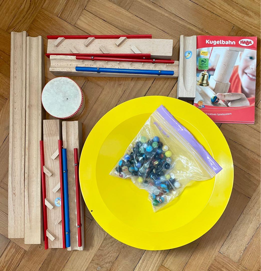 haba wooden marble run