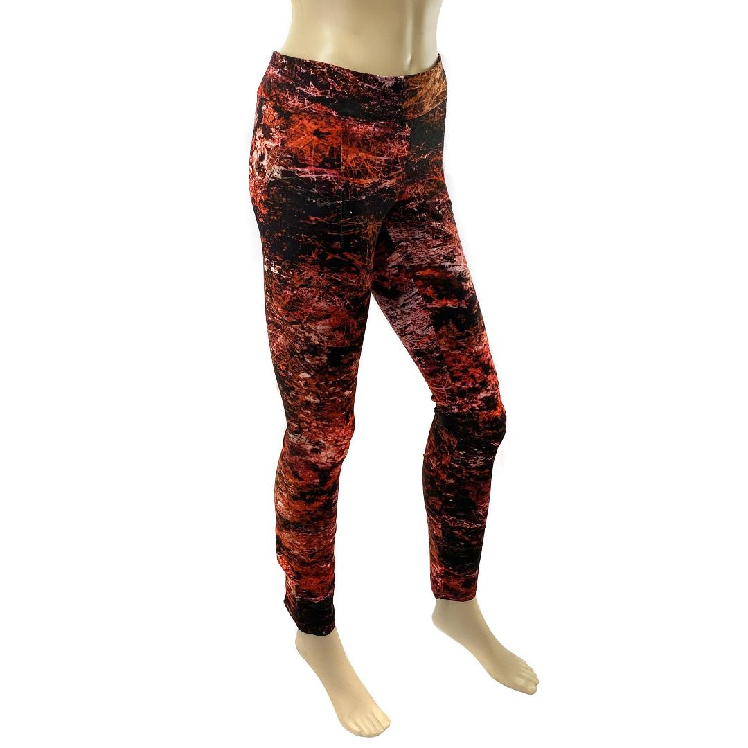 Helmut Lang Midnight Floral Reflex Printed Leggings Women s Fashion Bottoms Other Bottoms on Carousell