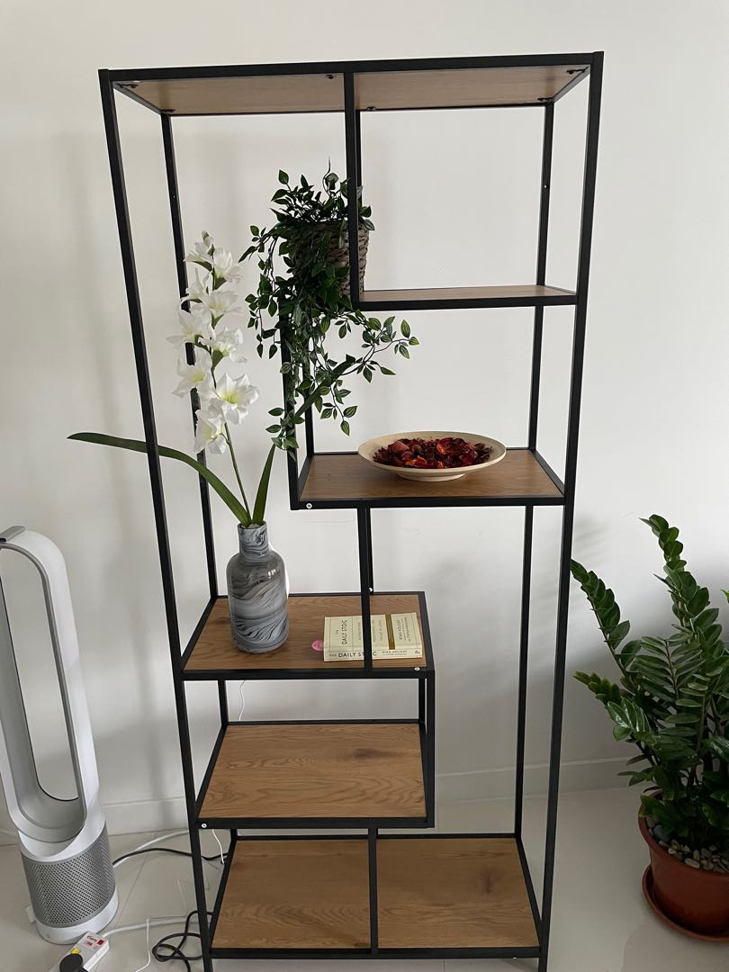 HipVan Bookshelf Ruthin Shelf Oak Furniture Home Living
