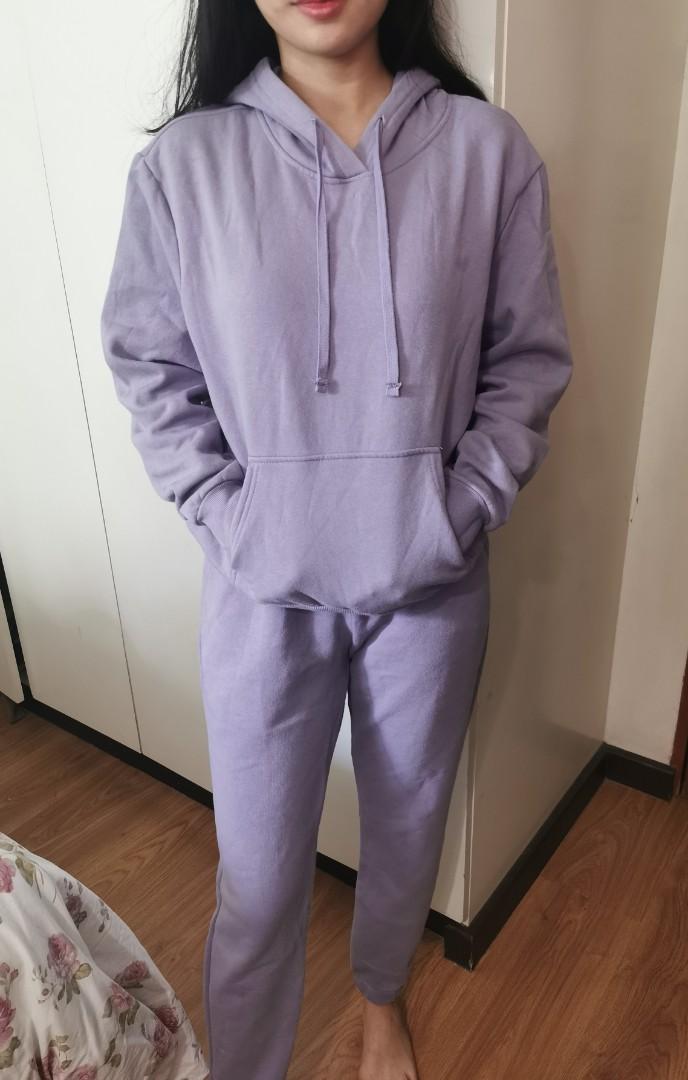 H&m purple 2025 joggers