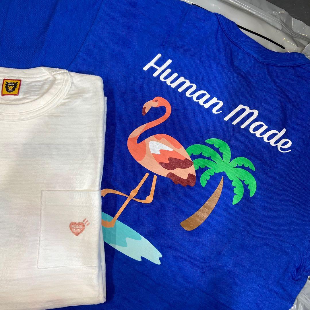 Human made Flamingo pocket t-shirt, 男裝, 上身及套裝, T-shirt