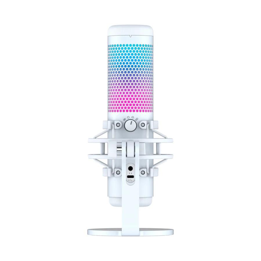 HYPERX QUADCAST S RGB USB CONDENSER MICROPHONE FOR PC/MAC/PS5/PS4 (WHITE) (Category: Microphones) located in San Juan City. Submitted by blueswitchpc (Listing ID 1164063174, Image 2). Description: 🚨 RESTOCK ALERT 🚨 HYPERX QUADCAST S RGB USB CONDENSER MICROPHONE FOR PC/MAC/PS5/PS4 (WHITE). QuadCast S – USB Condenser Gaming Microphone ● RGB Lighting ● Customizable with NGENUITY Software ● Tap-to-Mute Sensor with LED indicator ● Stereo, Omnidirect