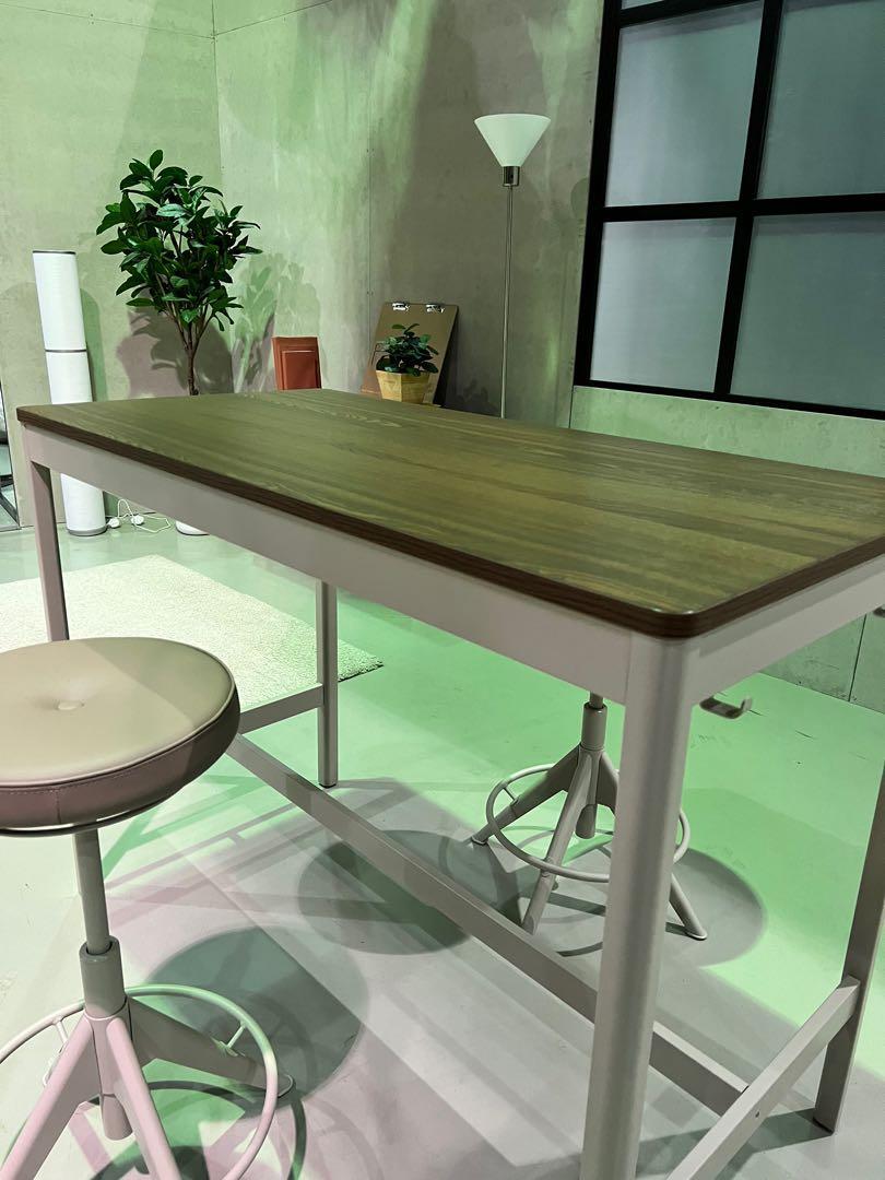 IKEA Bar table and 2 stools, Furniture & Home Living, Furniture, Tables & Sets on Carousell