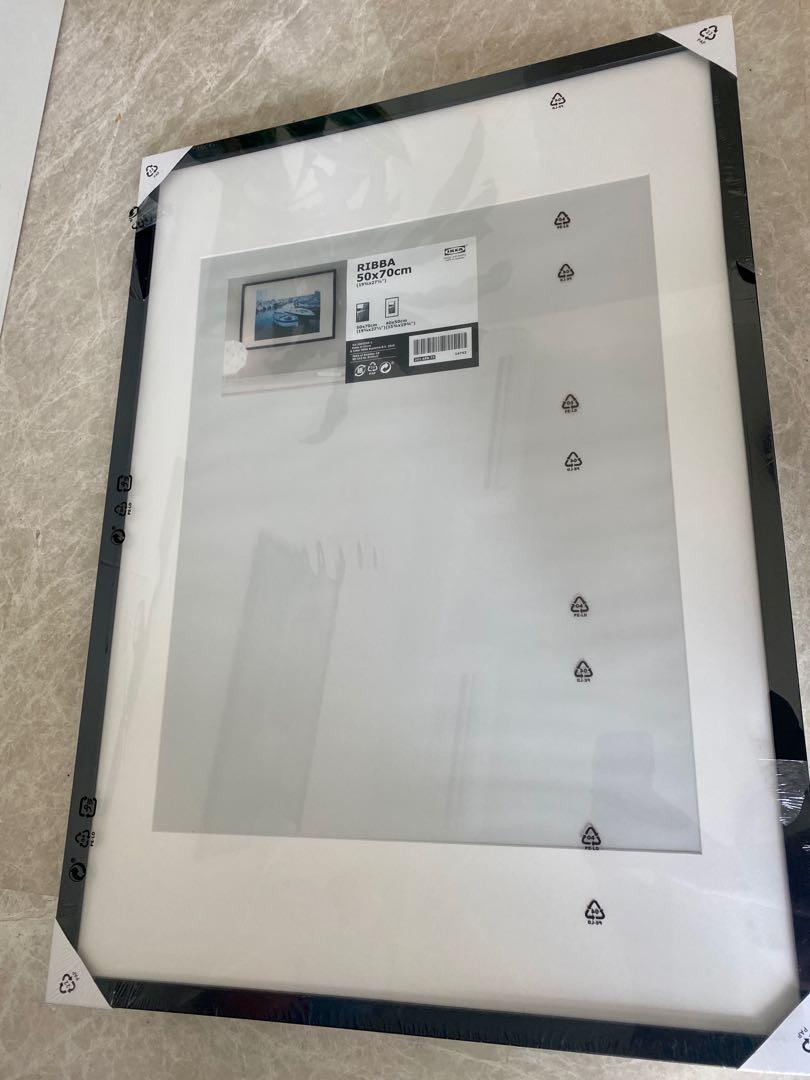 IKEA Frame, black, 50x70 cm, Furniture & Home Living, Home Decor, Frames & Pictures on Carousell