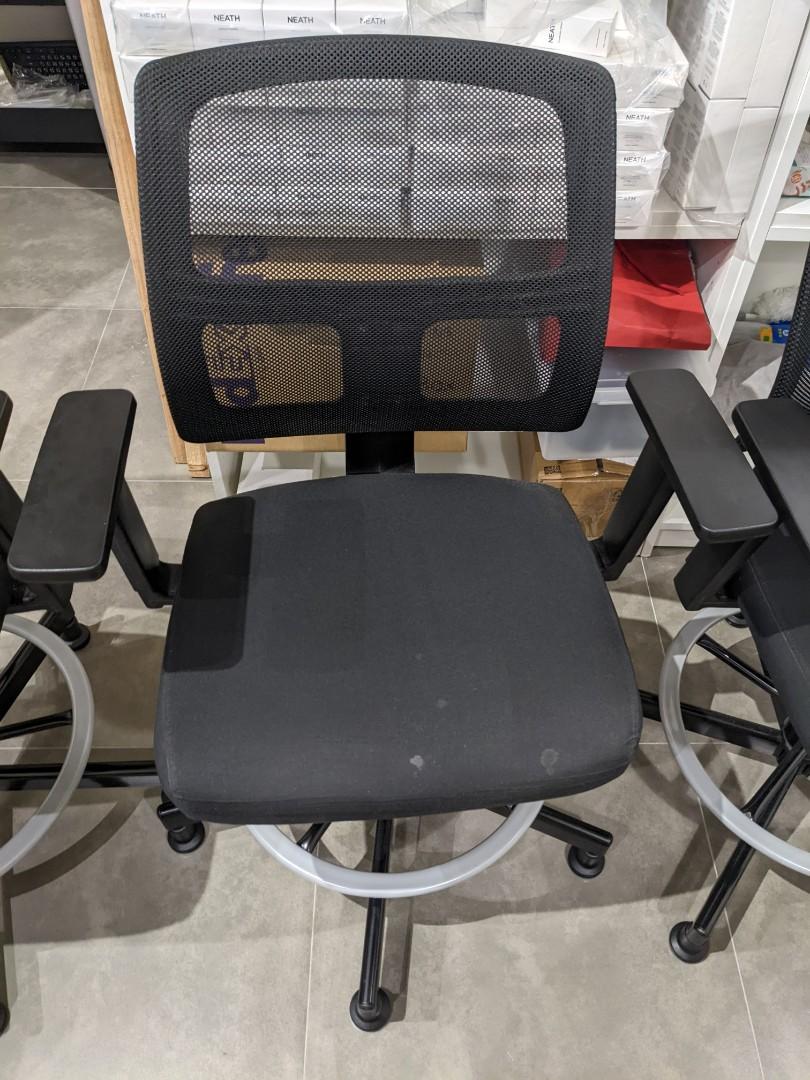 Ikea Garka Black Swivel Office Chair, å¢ä¿¬ï¼å®¶å±, å¢ä¿¬, æ¤å­ - Carousell
