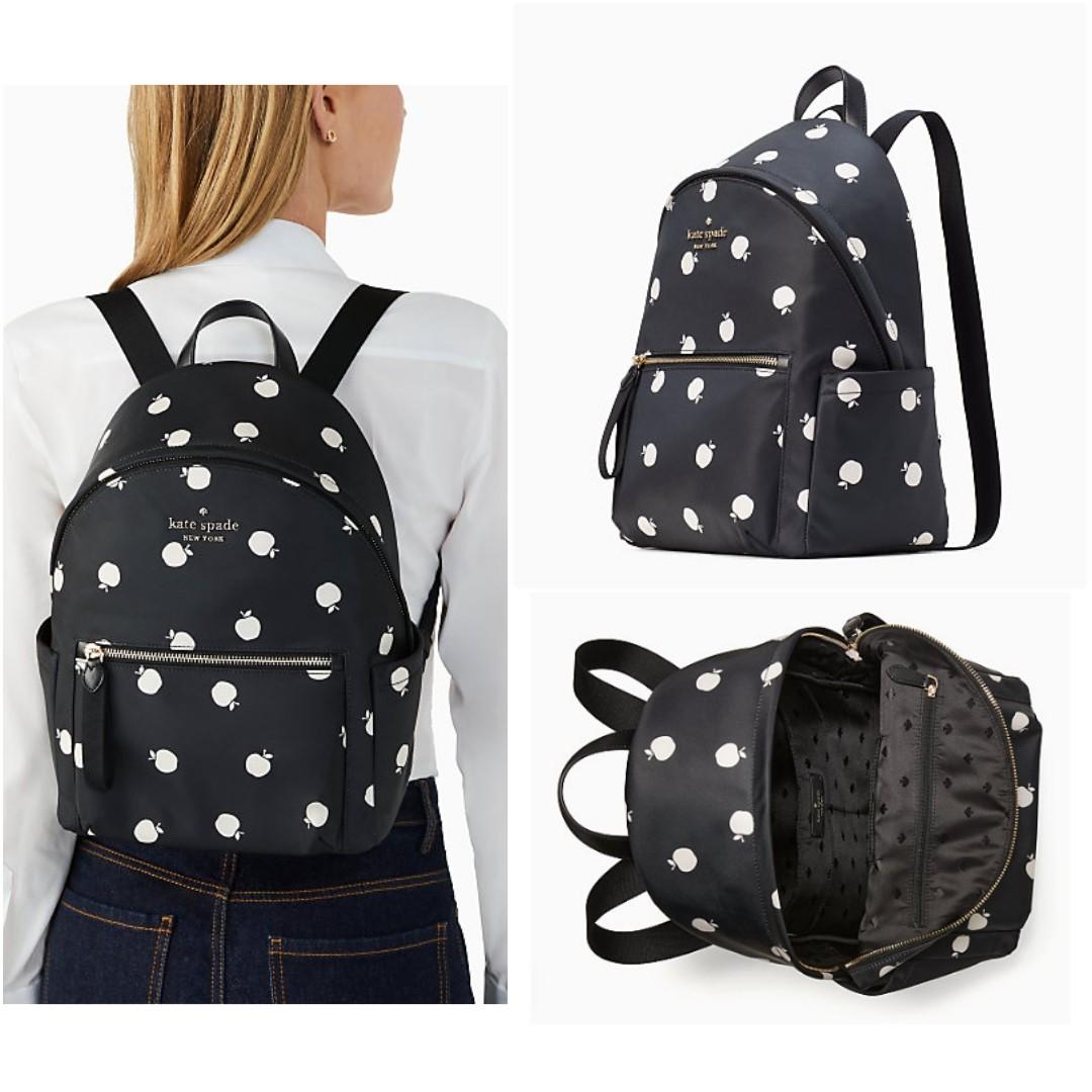 SOLD) IN STOCK Last Pc Kate Spade Chelsea Medium Backpack Black Multi  Apple, Women's Fashion, Bags & Wallets, Backpacks on Carousell