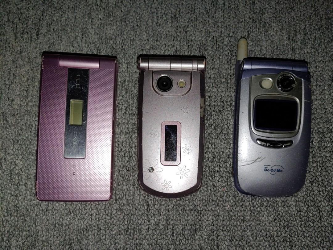 DoCoMo N906iμ Samantha Thavasa flip phone Collab model Keitai Phone USED