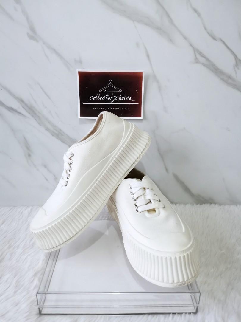 Jil Sander Platform Sneakers Luxury Sneakers Footwear on Carousell