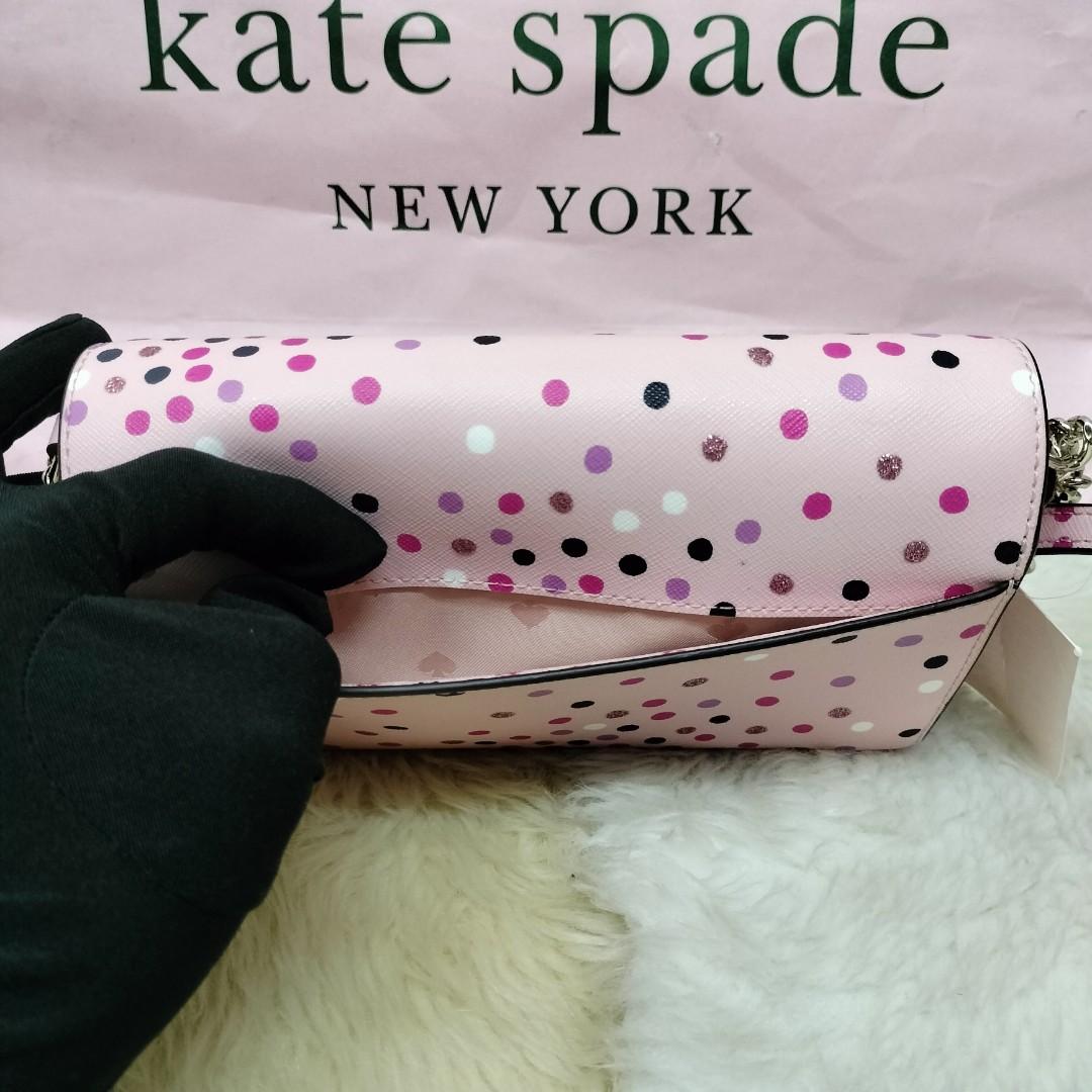 Kate Spade New York Staci Festive Confetti Small Flap Crossbody