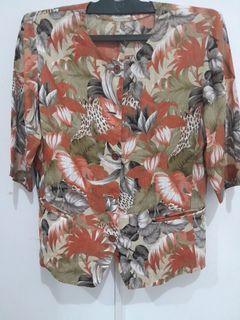 Kemeja vintage flowers