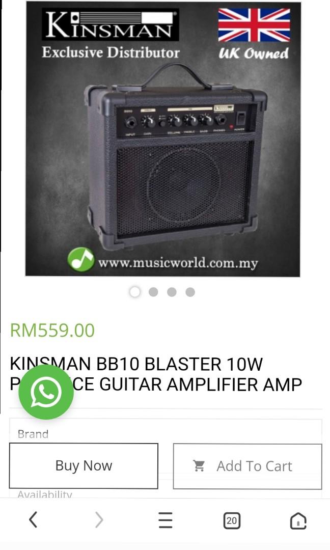 amplificateur Guitare Kinsman BB10