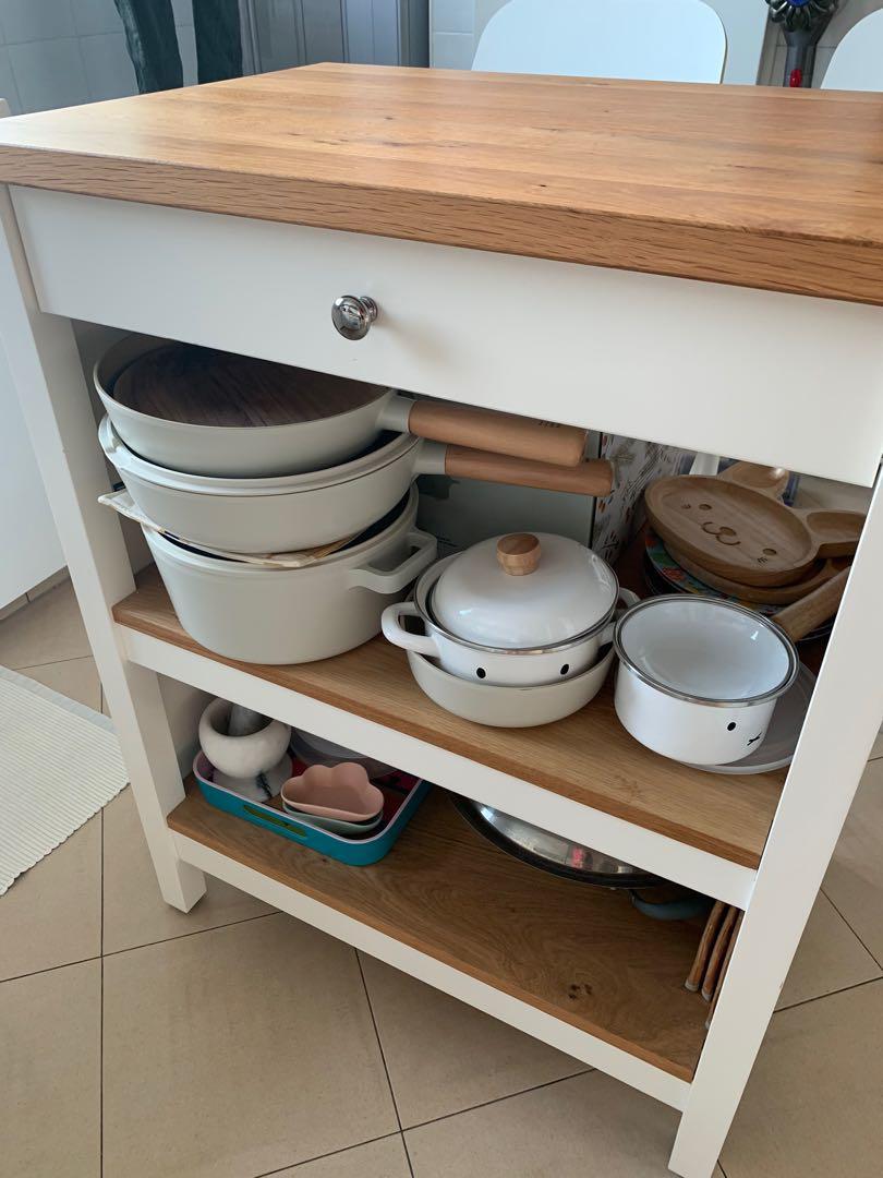 Kitchen Island IKEA Tornviken, Furniture & Home Living, Furniture