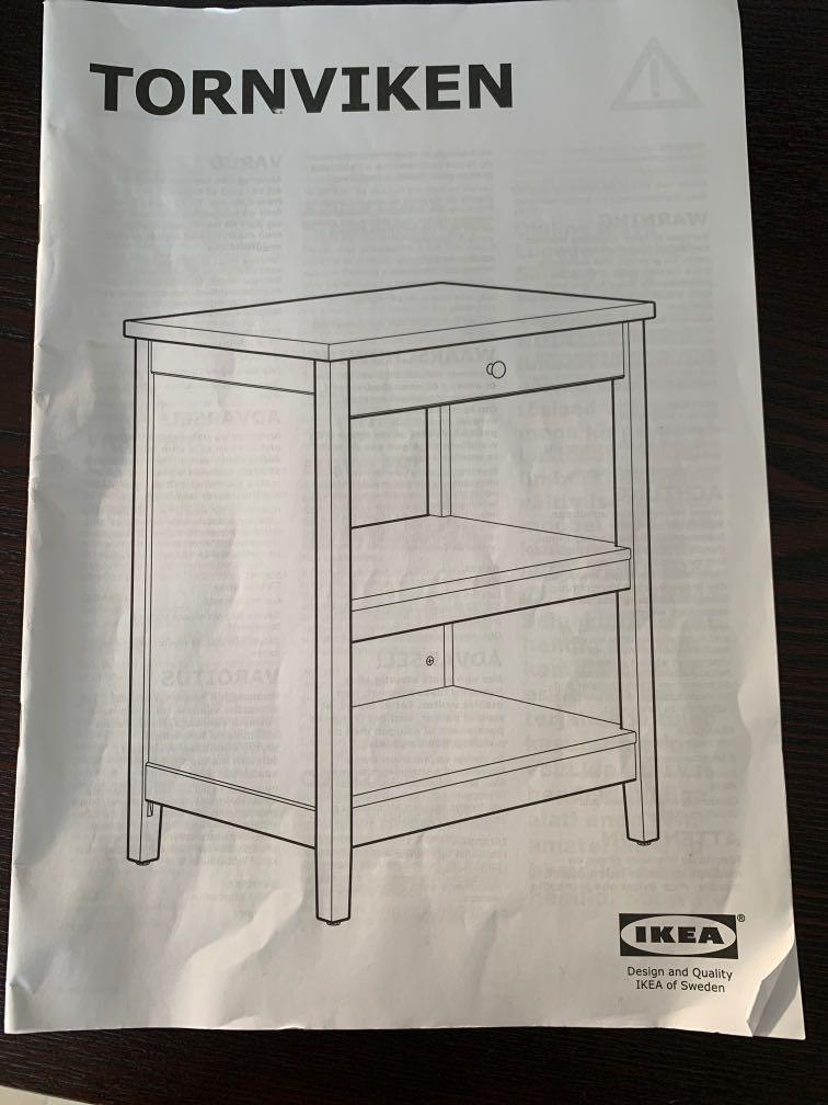 Kitchen Island IKEA Tornviken, Furniture & Home Living, Furniture