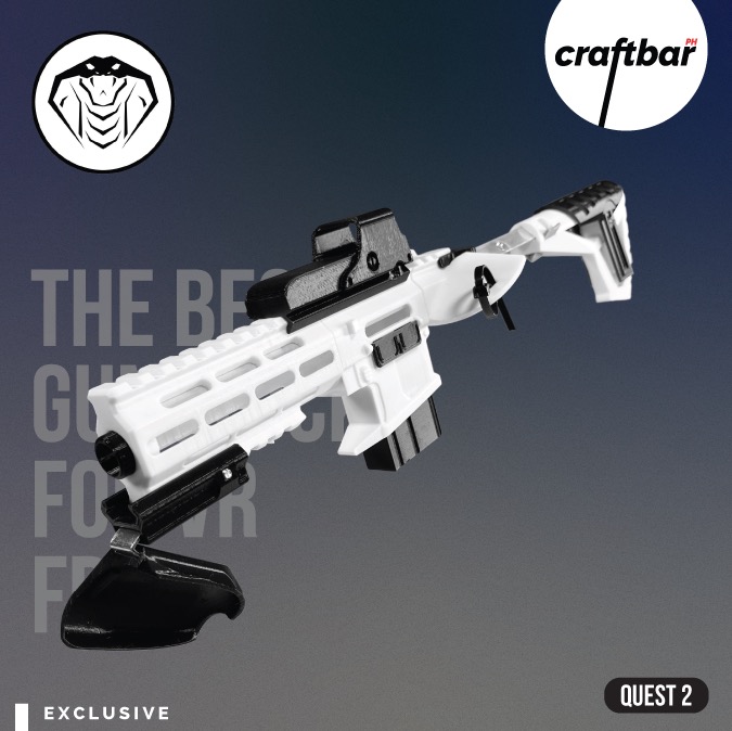 KobraVR Wolverine Gunstocks for Quest 2 Controllers, Video Gaming