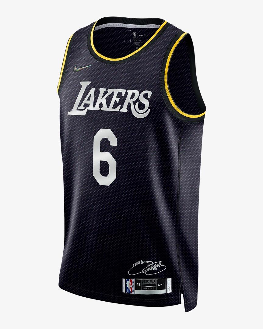 LeBron James Los Angeles Lakers City Edition Nike Dri-FIT NBA Swingman  Jersey. Nike IN