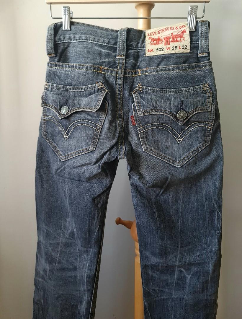 Mens levi jeans with flap pockets 2025