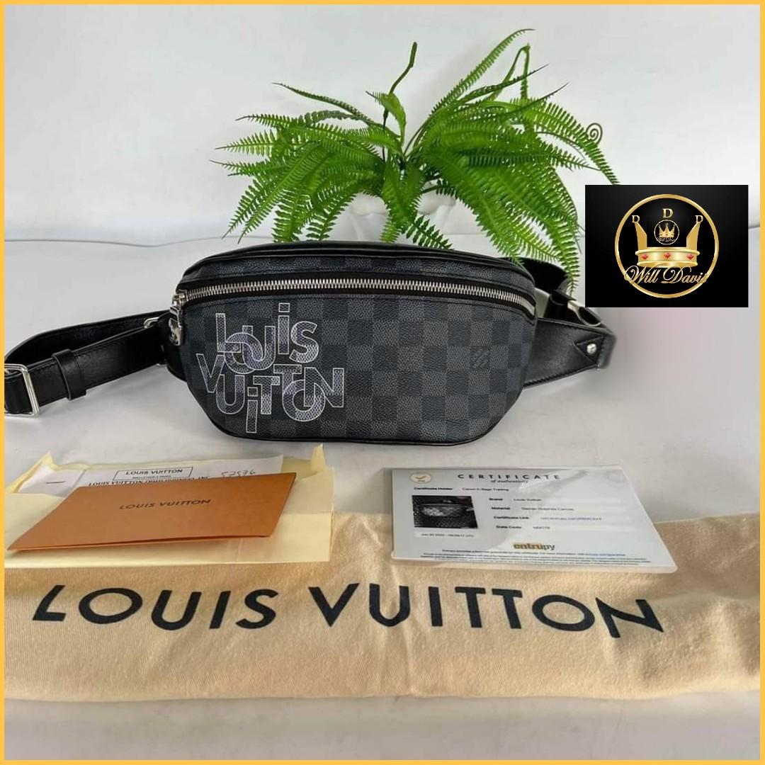 LV Bumbag black classic Monogram., Luxury, Bags & Wallets on Carousell