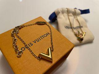 Louis Vuitton LV 路易威登 字母手鍊 M61084