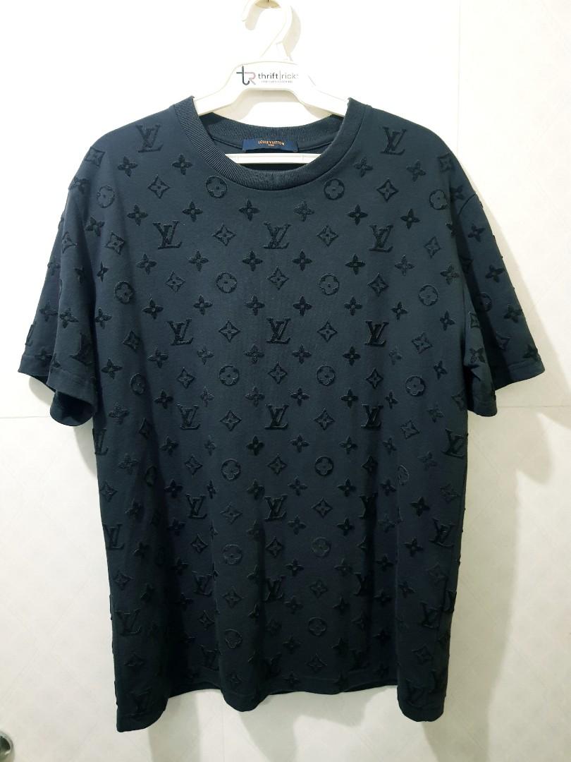 LV WATERCOLOR GIANT MONOGRAM SHIRT, Luxury, Apparel on Carousell