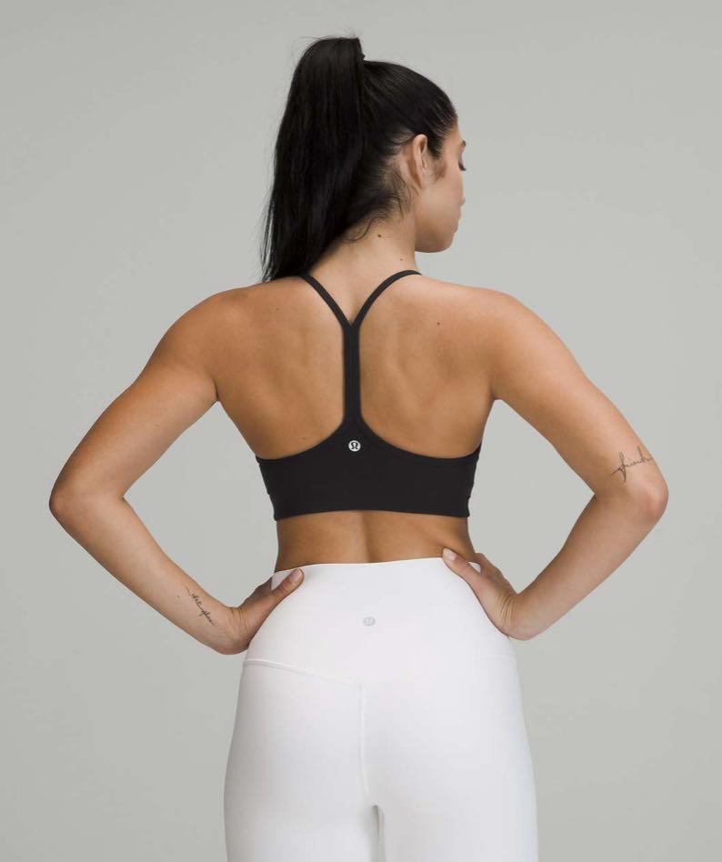 Lululemon Flow Y Wrap-Front High-Neck Bra *Light Support, B/C Cup, Women's  Fashion, Activewear on Carousell