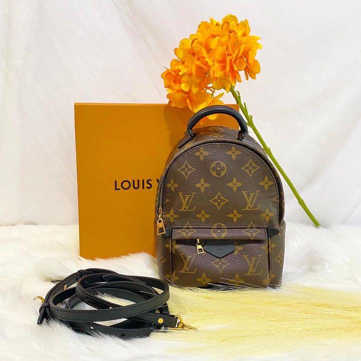 Lv Backpack PM Monogram Titanium, Luxury, Bags & Wallets on Carousell
