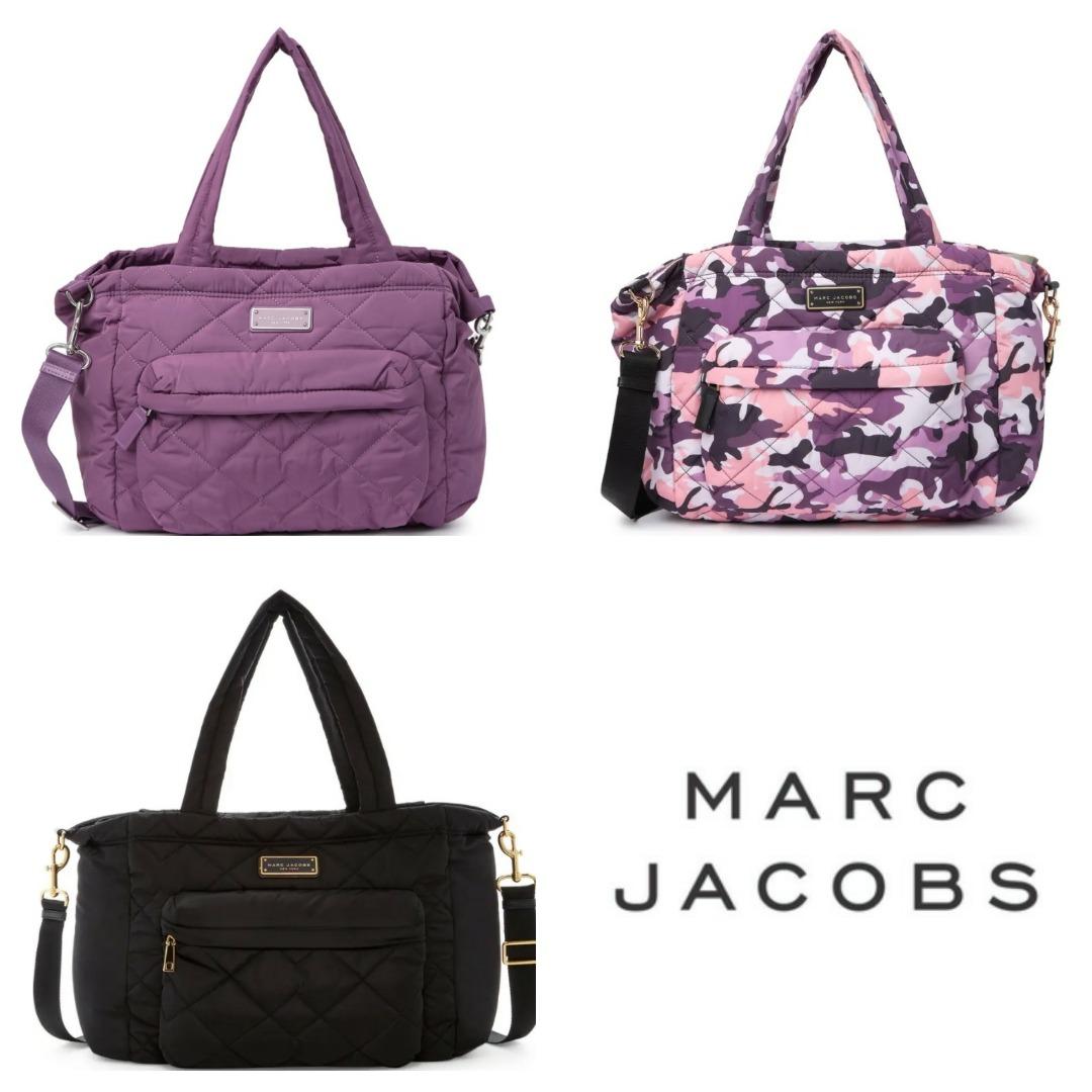 MARC JACOBS Quilted Baby Diaper Bag with Change Pad