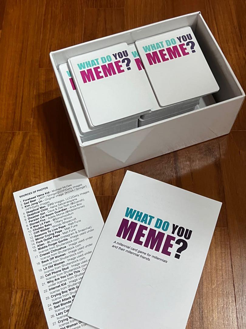 Meme Card Game, Hobbies & Toys, Toys & Games on Carousell