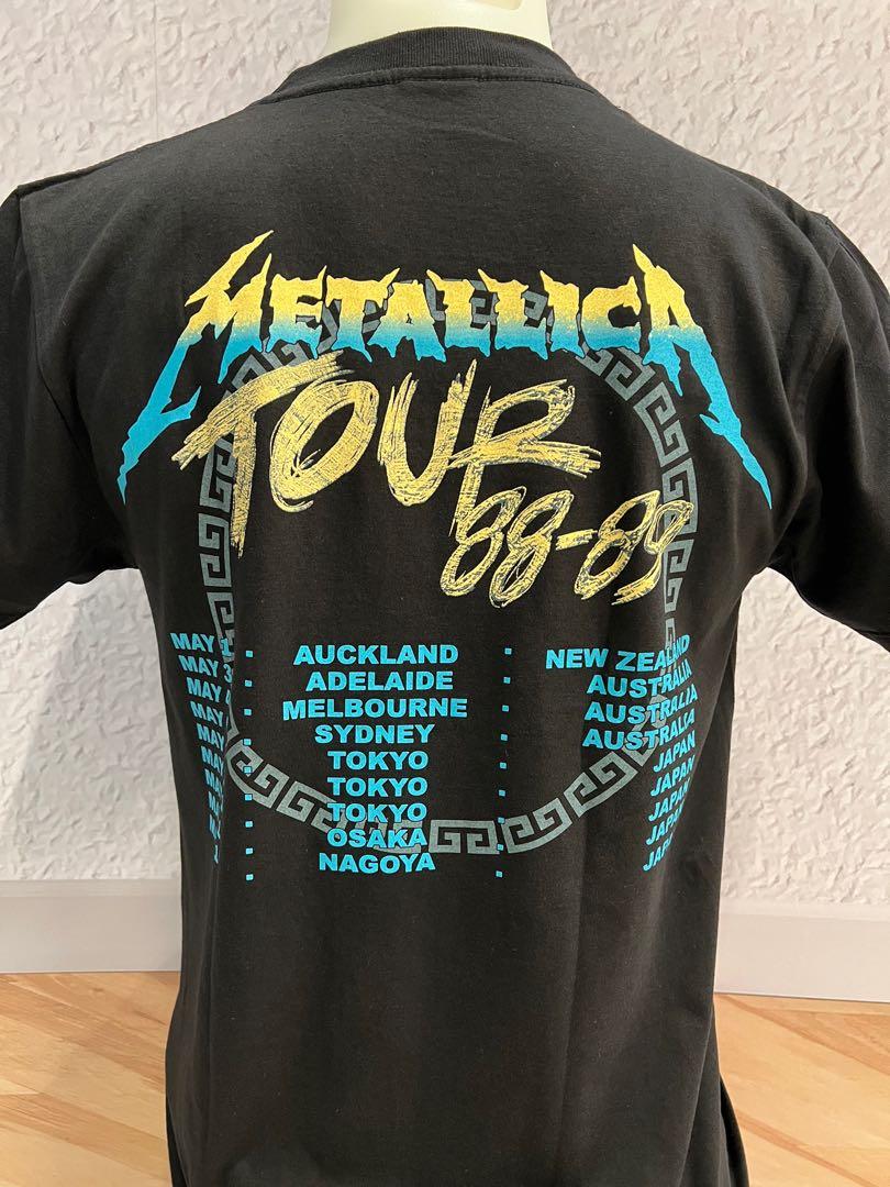 Metallica samurai tour 88-89 rock t shirt