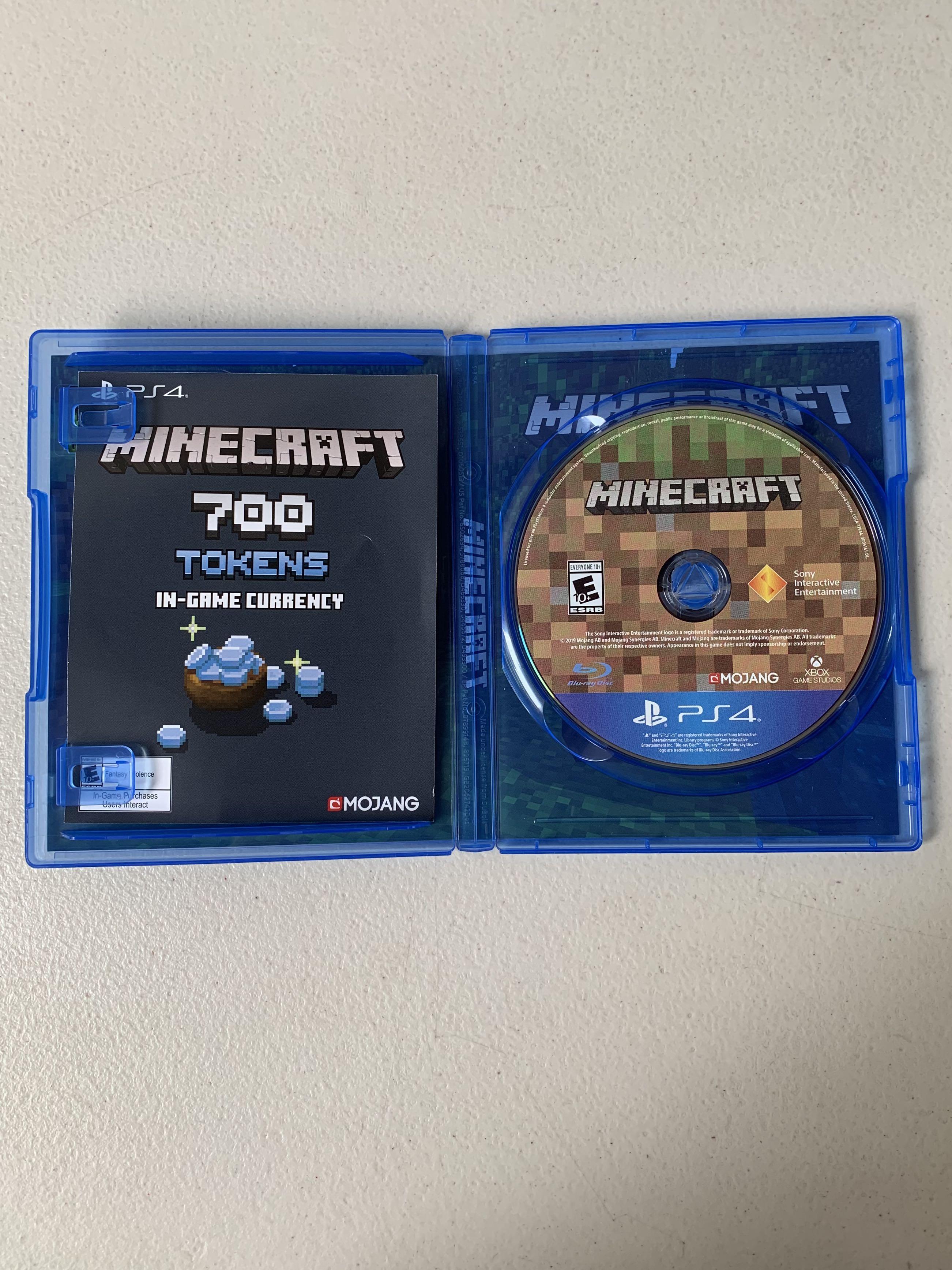 Minecraft tokens ps4 price hotsell