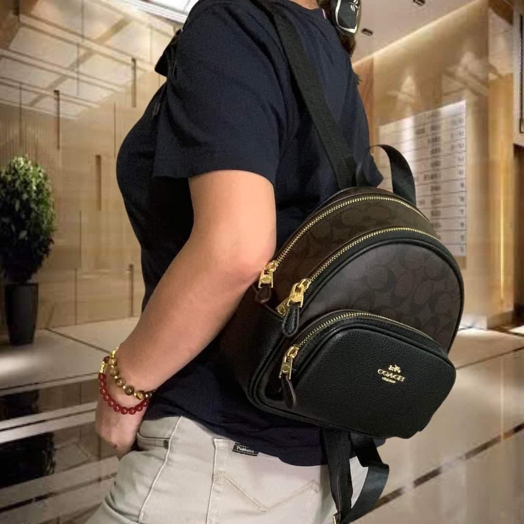 MINI COURT BACKPACK IN SIGNATURE CANVAS, Luxury, Bags & Wallets on Carousell