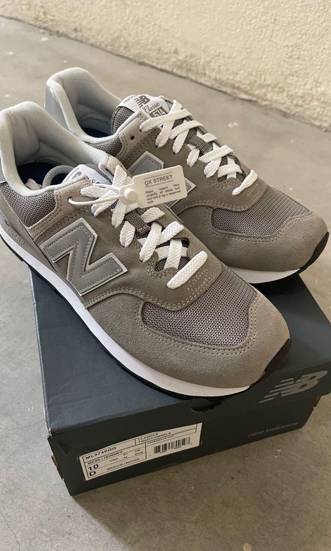 New Balance 574 Grey Men s Fashion Footwear Sneakers on Carousell