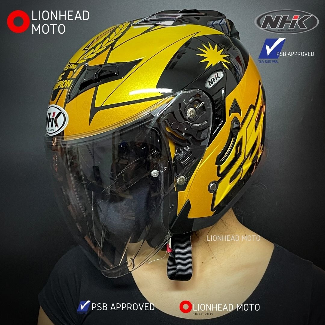 NHK HELMET SUNVISOR PSB APPROVED AZLAN SHAH LIMITED EDITION ...