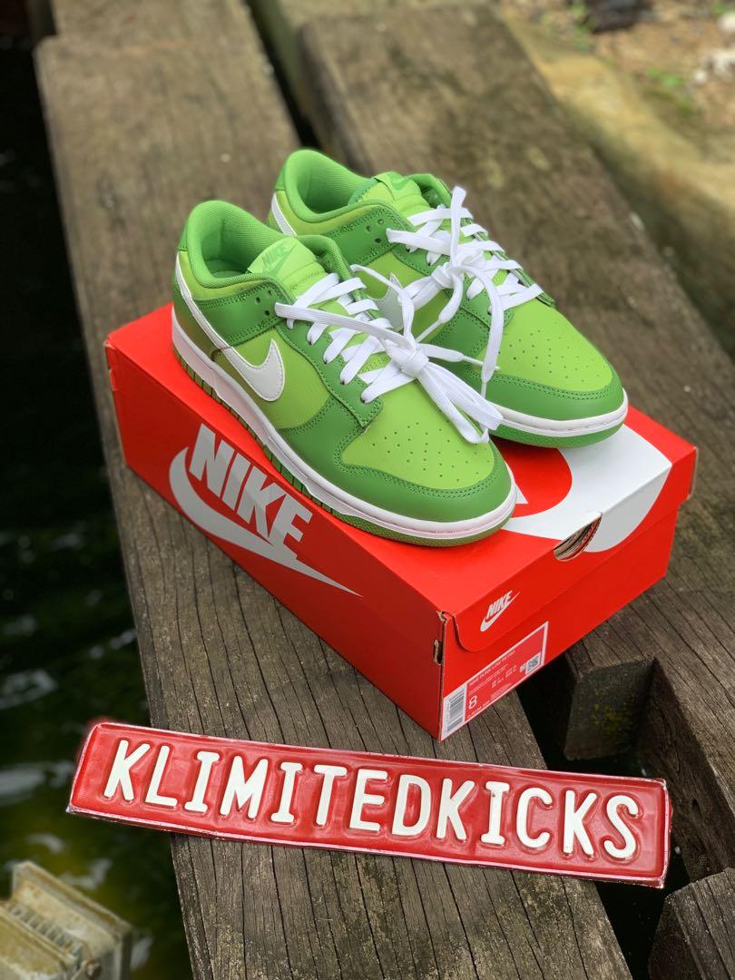 Nike Dunk Low Kermit, Men's Fashion, Footwear, Sneakers on Carousell
