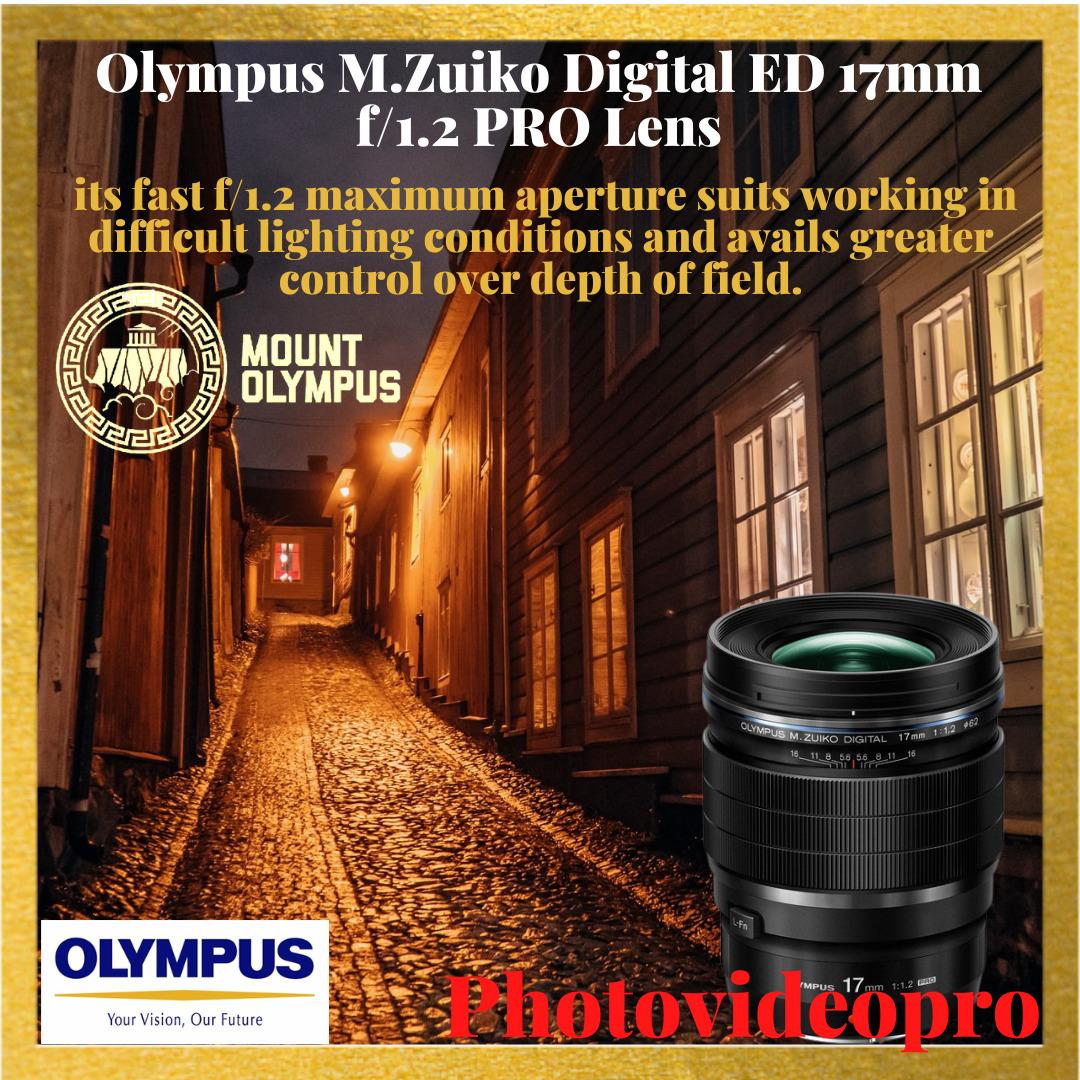 olympus 1.2 lenses