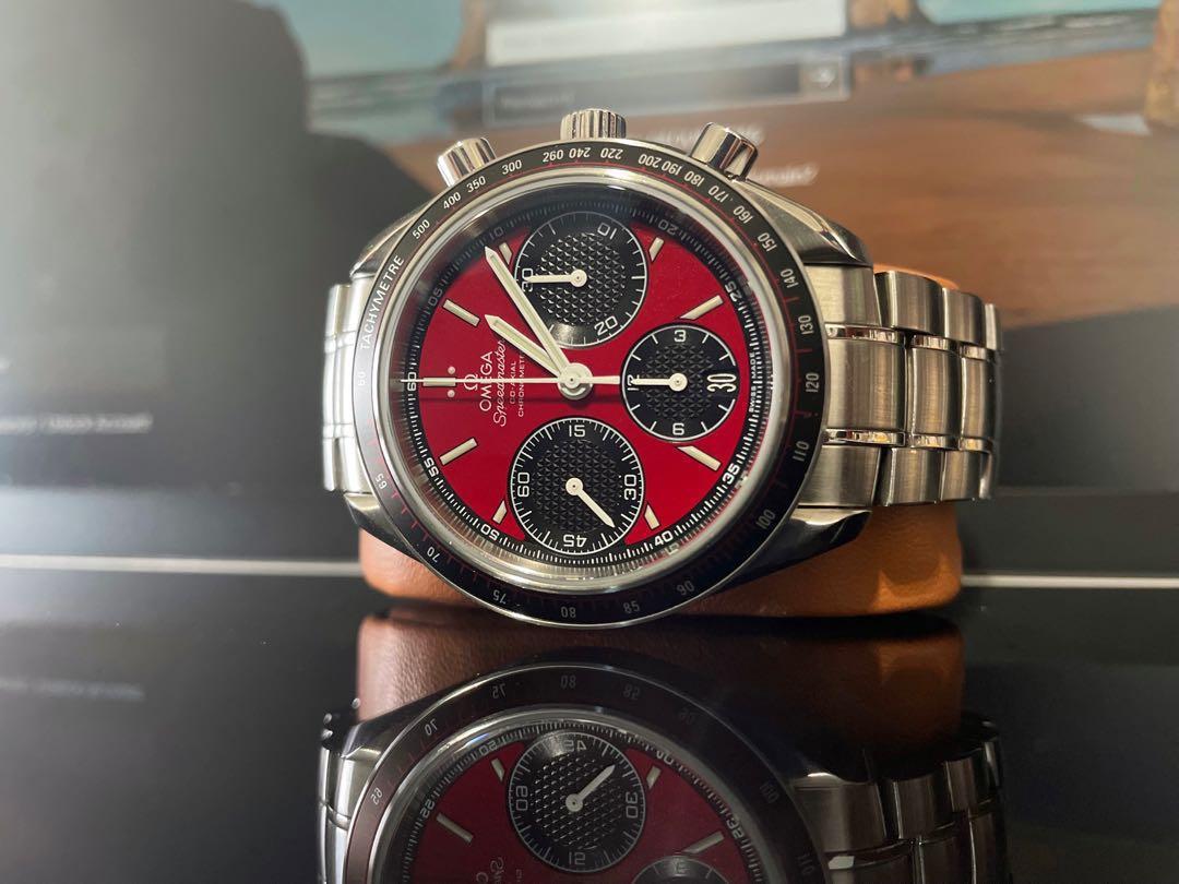 Red omega cheap speedmaster