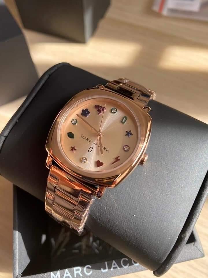 Original Marc Jacobs Mandy Charms Rosegold Dial Watch