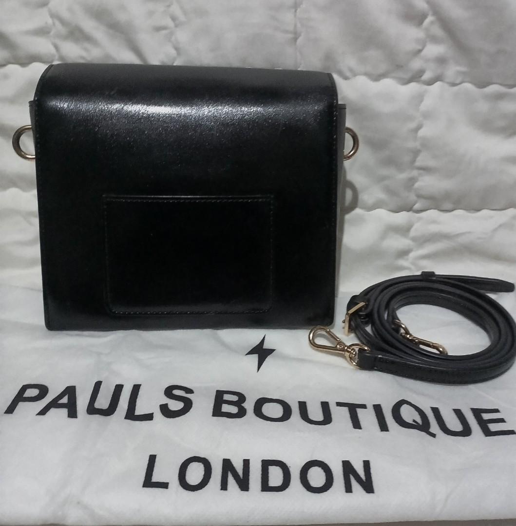 Paul's Boutique London Black Glossy Hand Shoulder Sling Bag, Women's  Fashion, Bags & Wallets, Cross-body Bags on Carousell