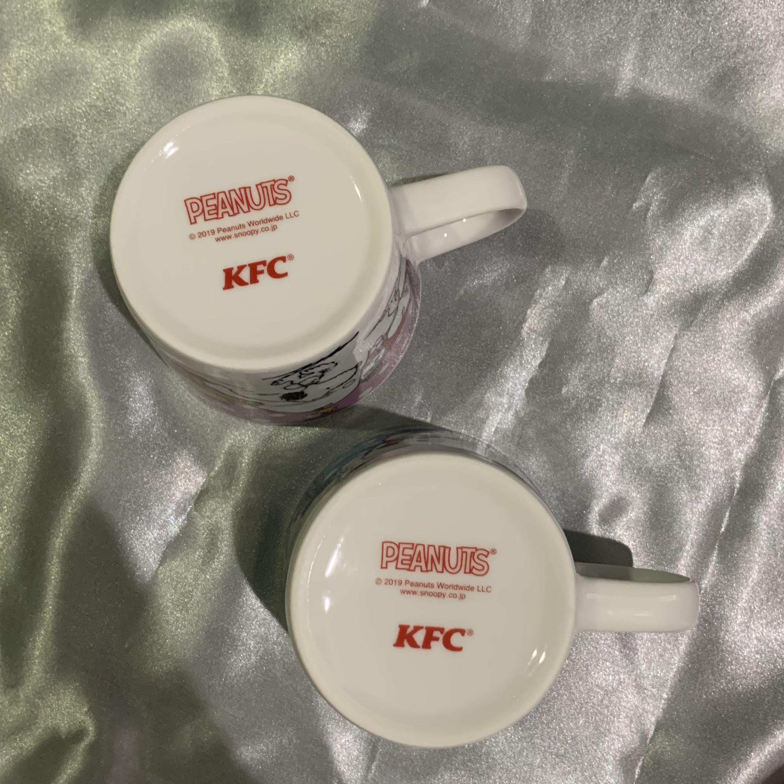 PEANUTS Snoopy x KFC Ceramic Mug Set of 2, Hobbies & Toys, Collectibles