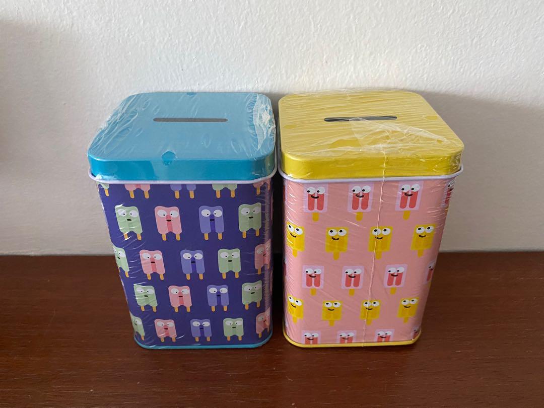 Coin Tin Bank, Hobbies & Toys, Stationery & Craft, Craft Supplies
