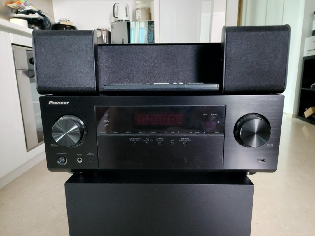 Pioneer AV Receiver VSX524, Audio, Soundbars, Speakers & Amplifiers on