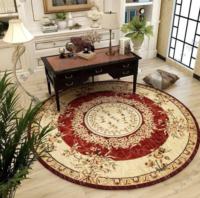 PO Large round carpet/rug, Furniture & Home Living, Home Decor, Carpets