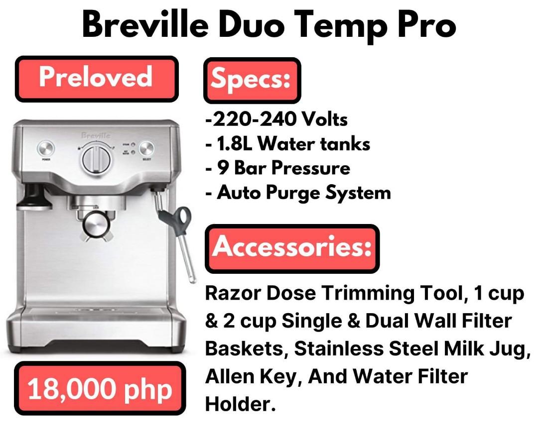 Preloved Breville Duo Temp Pro, TV & Home Appliances, Kitchen