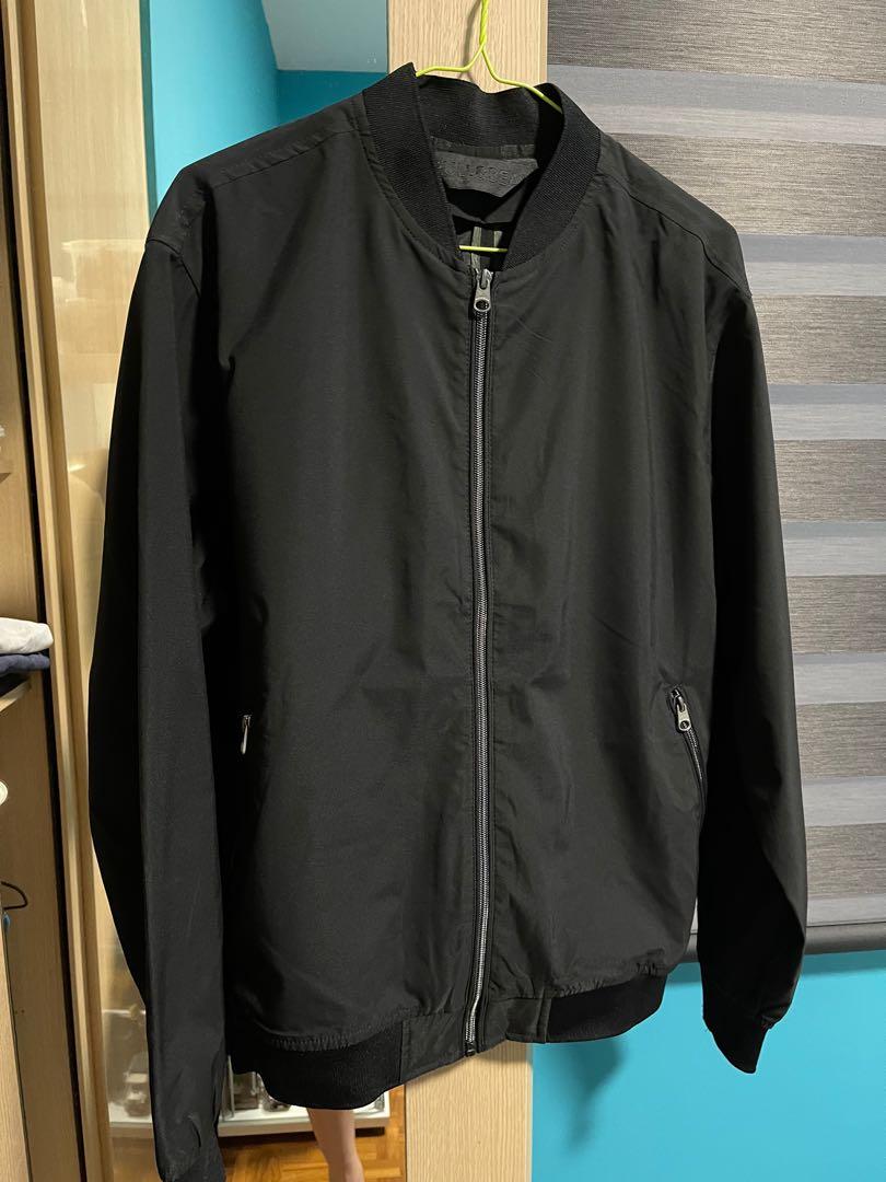 pull and bear black jacket
