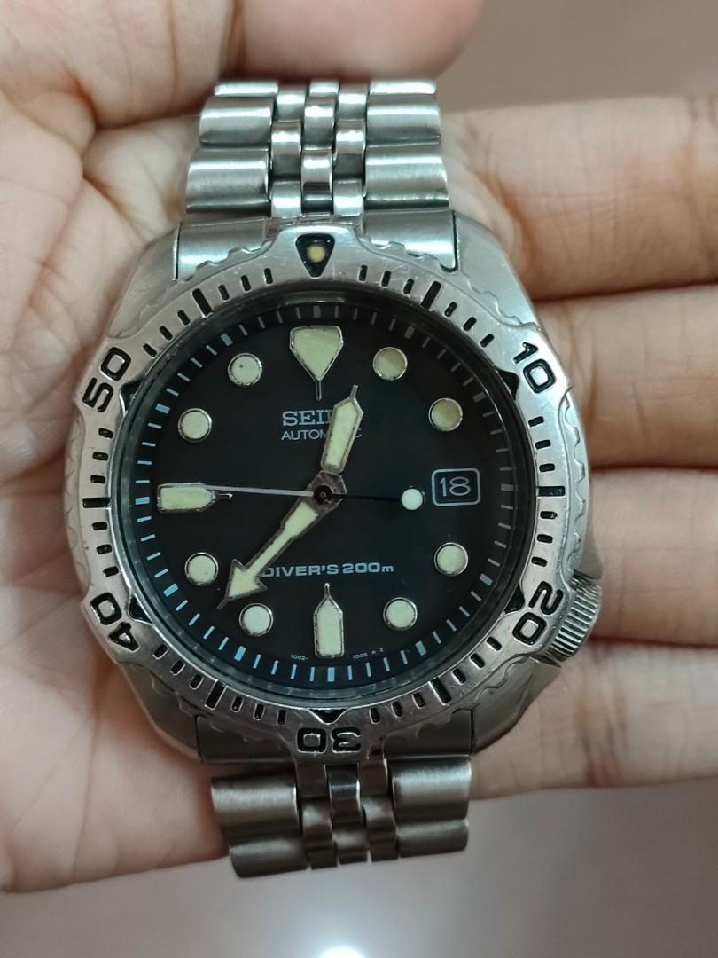 RARE Vintage SEIKO Diver 7002-7020 Automatic Watch, Men's Fashion, Watches  & Accessories, Watches on Carousell
