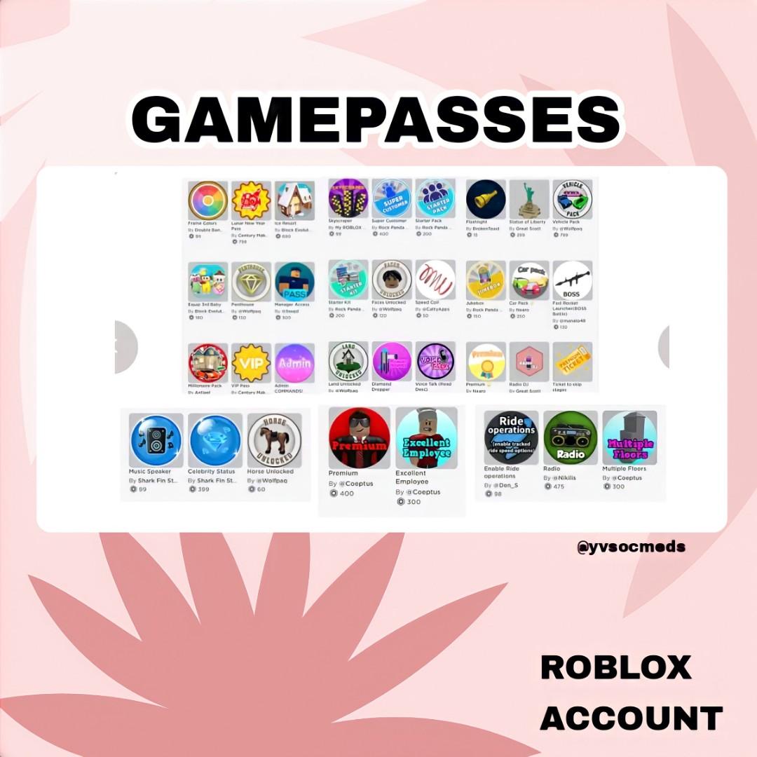 ROBLOX ACCOUNT (Category: Game Gift Cards & Accounts) located in Quezon City. Submitted by social_media.seller (Listing ID 1176293322, Image 3). Description: ROBLOX ACC FOR SALE ◍ . 𓋰 INFORMATION ♡ ִֶָ ฅ⊹ ᮫࣭﹆ ❒ 63k summary total robux spent (around 30,000 pesos spent if based on $9.99 per 1k robux price) ❒ has a lot of gamepasses ✅ ❒ super daming clothes, accessories, hairs, emotes, etc (check pics incomplete pa yan hehe) ❒ has paid outfits Game
