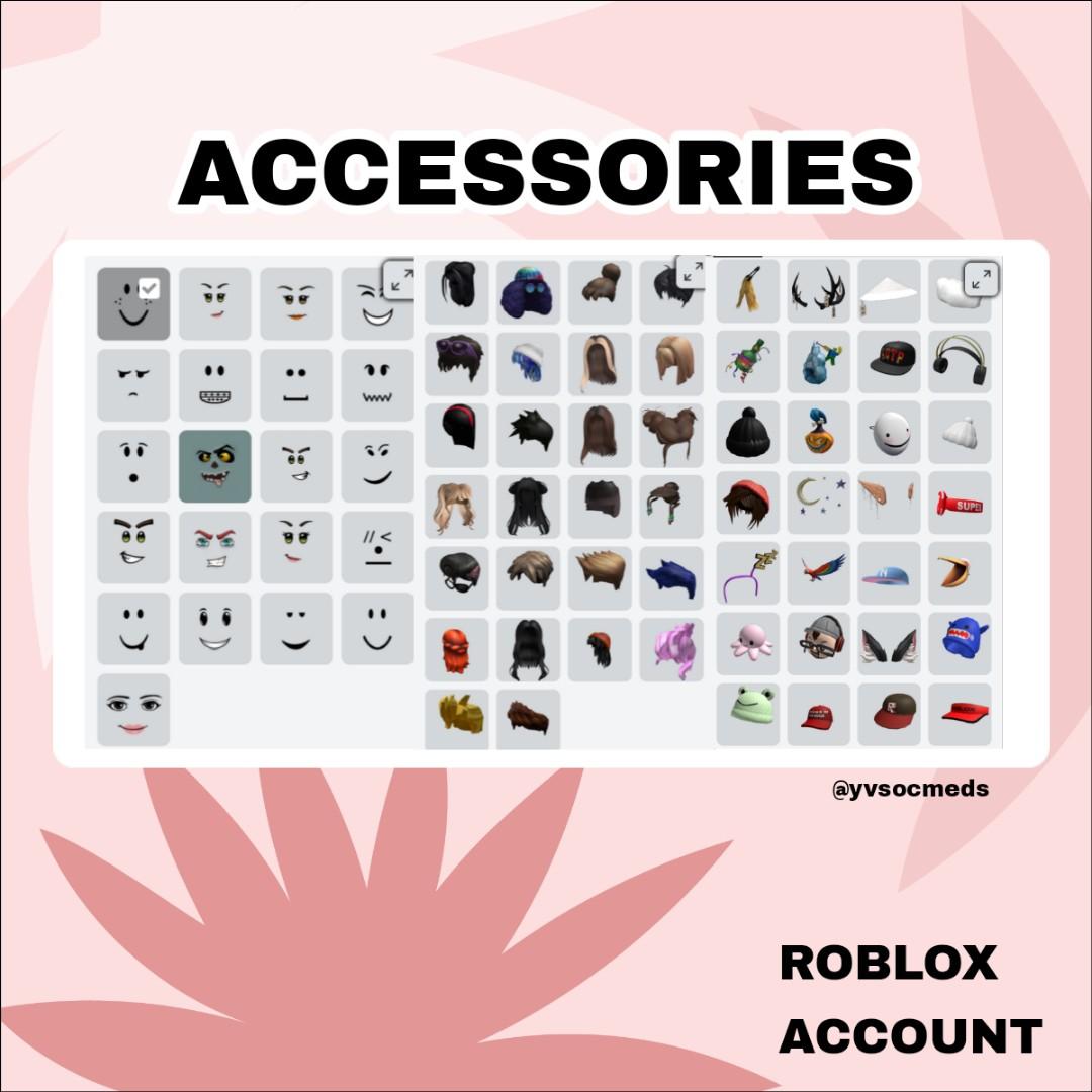 ROBLOX ACCOUNT (Category: Game Gift Cards & Accounts) located in Quezon City. Submitted by social_media.seller (Listing ID 1176293322, Image 2). Description: ROBLOX ACC FOR SALE ◍ . 𓋰 INFORMATION ♡ ִֶָ ฅ⊹ ᮫࣭﹆ ❒ 63k summary total robux spent (around 30,000 pesos spent if based on $9.99 per 1k robux price) ❒ has a lot of gamepasses ✅ ❒ super daming clothes, accessories, hairs, emotes, etc (check pics incomplete pa yan hehe) ❒ has paid outfits Game