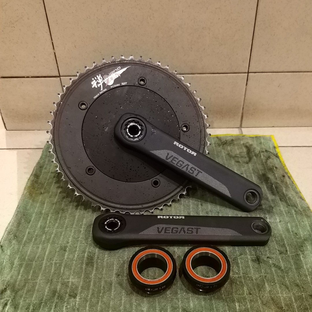 Rotor Vegast track crankset, Sports Equipment, Bicycles & Parts