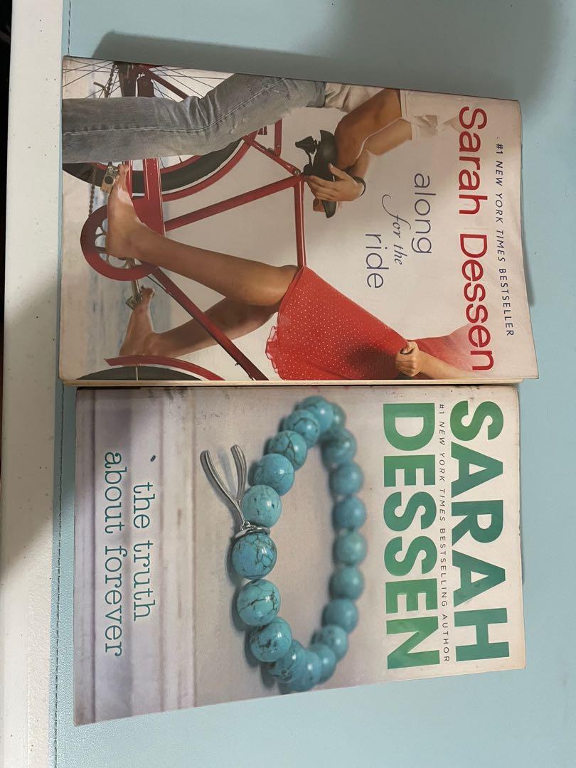 Sarah Dessen books (Category: Storybooks) located in Paranaque City. Submitted by declutterqueeen (Listing ID 1176384703, Image 2). Description: Take both for P250 Along for the Ride The Truth About Forever Lalamove/MCFA BDO transfer/gcash.