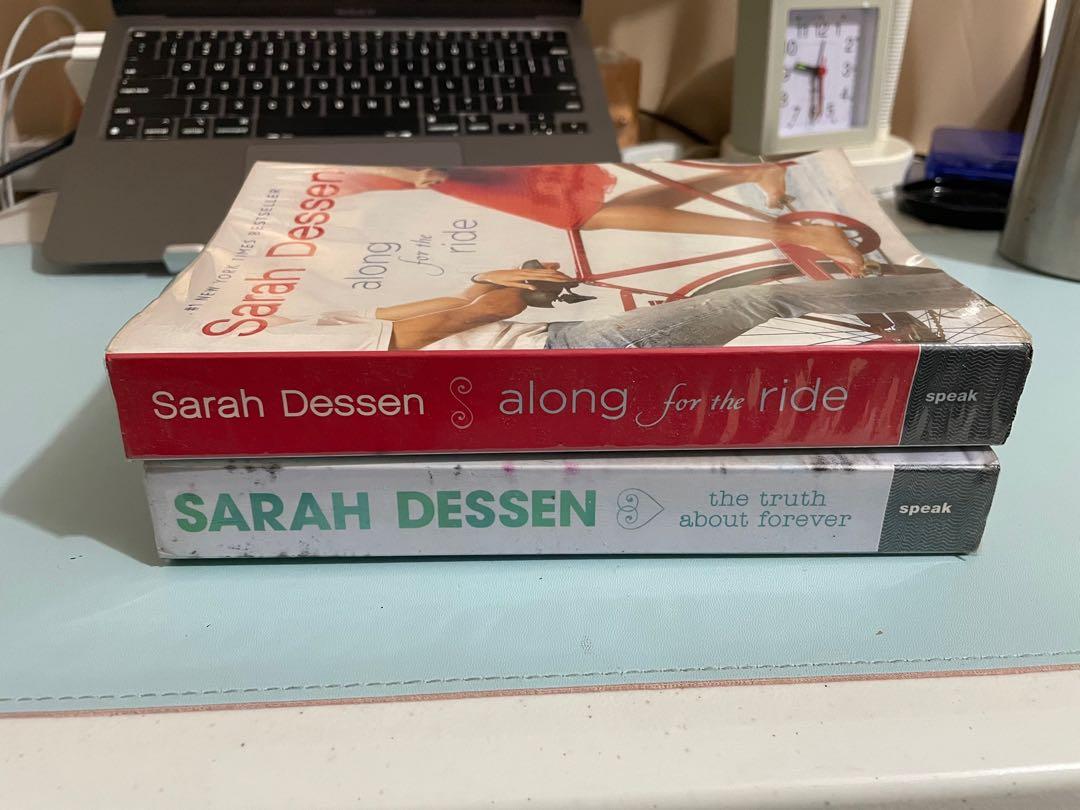 Sarah Dessen books (Category: Storybooks) located in Paranaque City. Submitted by declutterqueeen (Listing ID 1176384703, Image 1). Description: Take both for P250 Along for the Ride The Truth About Forever Lalamove/MCFA BDO transfer/gcash.
