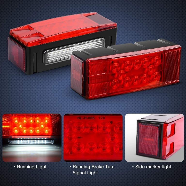 [sg stock] Nilight TL-20 2PCS Submersible Kit Low Profile Rectangular ...